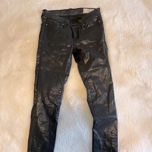 All saints 25 shiny jeans